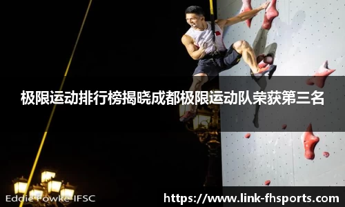 极限运动排行榜揭晓成都极限运动队荣获第三名